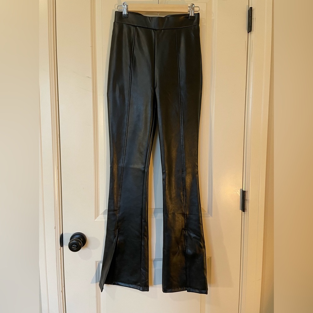 Wild Fable split hem pleather pants